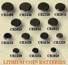 Cr2025 Battery Equivalent Chart